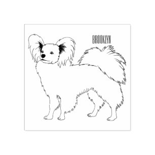Sello De Caucho Ilustracion de personalizado papillon