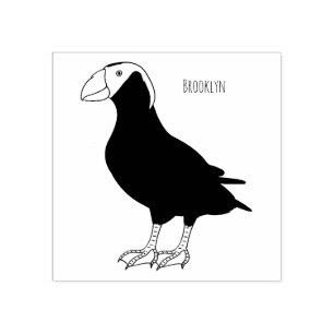 Sello De Caucho Ilustracion del personalizado de pajarito