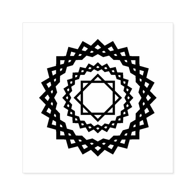 Sello De Caucho Ilustracion Estrella (Impresión)