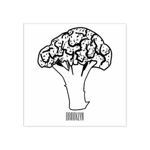 Sello De Caucho Ilustracion personalizado de Broccoli