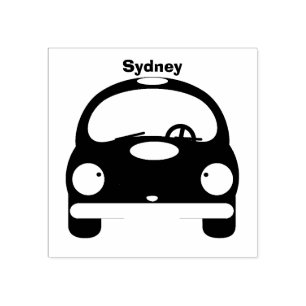 Sello De Caucho Ilustracion personalizado de coches Cute kawaii