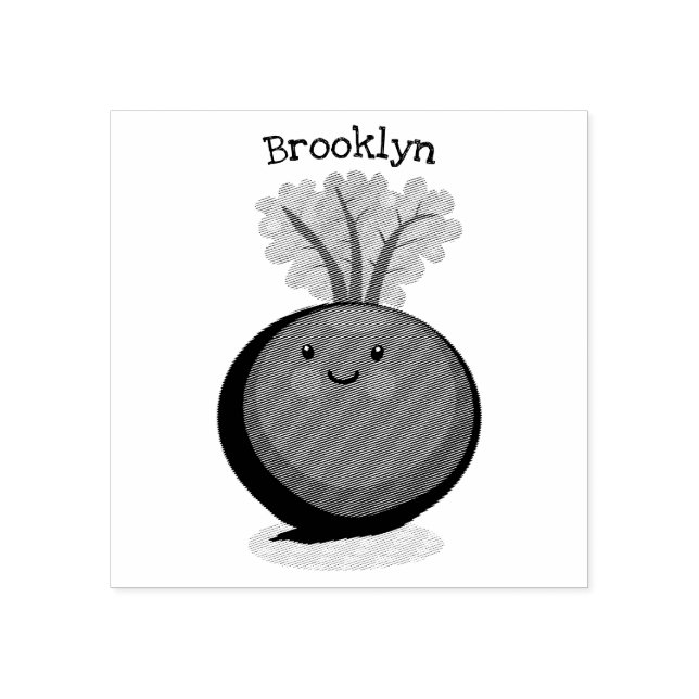 Sello De Caucho Ilustracion personalizado de cocina de raíz de rem (Impresión)