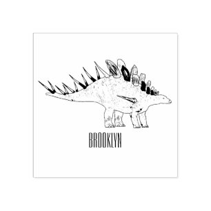 Sello De Caucho Ilustracion personalizado de Kentrosaurus