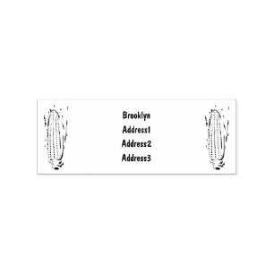 Sello De Caucho Ilustracion personalizado de maíz