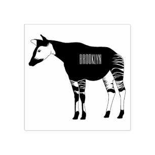 Sello De Caucho Ilustracion personalizado de Okapi