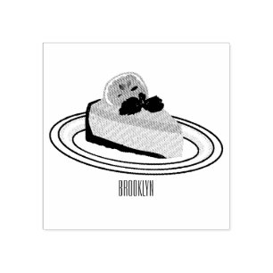 Sello De Caucho Ilustracion personalizado de queso de limón