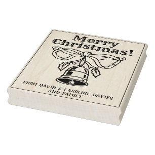 Sello De Caucho Imprimir sus propias tarjetas de Navidad
