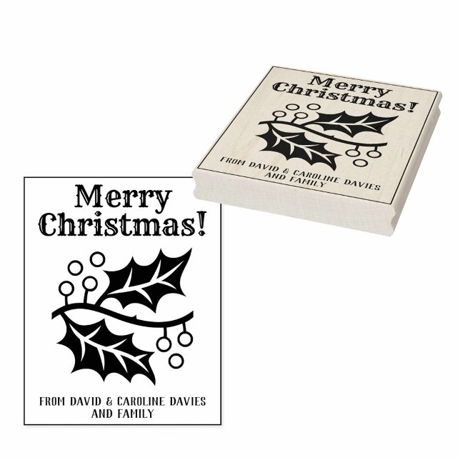 Sello De Caucho Imprimir sus propias tarjetas de Navidad (Subido por el creador)