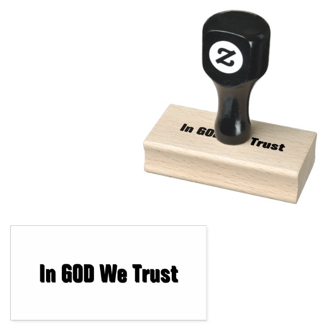Sello De Caucho In GOD We Trust (Sellado)