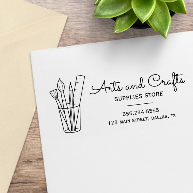 Sello De Caucho Información comercial sobre materiales artísticos  (Subido por el creador)