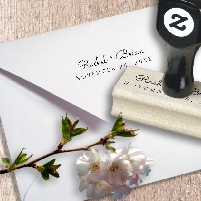 Sello De Caucho Iniciales + Fecha especial, un Boda (Subido por el creador)