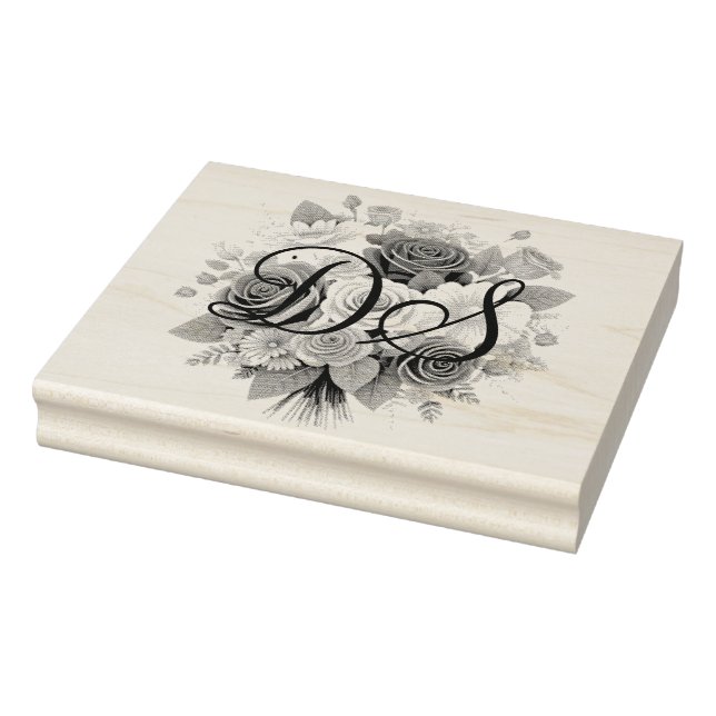 Sello De Caucho Iniciales personalizadas y marca de imagen (Sello)