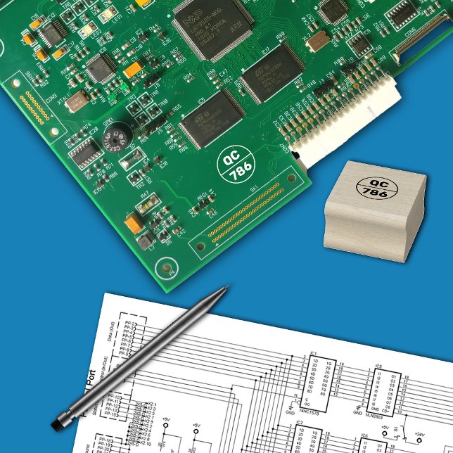 Sello De Caucho Inspector de Control de Calidad Inspección (Subido por el creador)