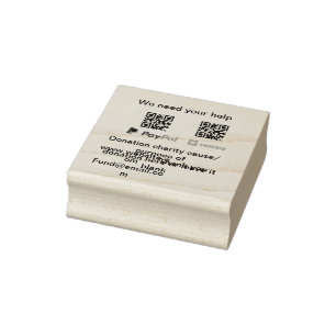 Sello De Caucho Instrucciones para la recolección de donaciones: a