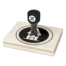 Sello De Caucho Introducción al marketing inmobiliario en negro y 