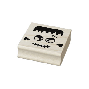 Sello De Caucho Invitación o tarjeta Frankenstein de Halloween