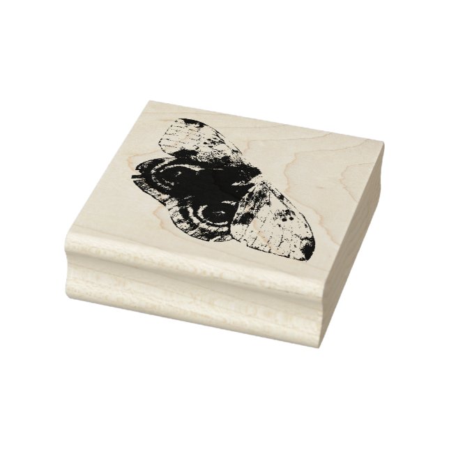 Sello De Caucho Io Moth Rubber Stamp (Sello)