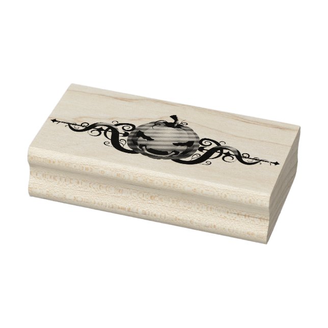 Sello De Caucho Jack-O-Lantern (Sello)