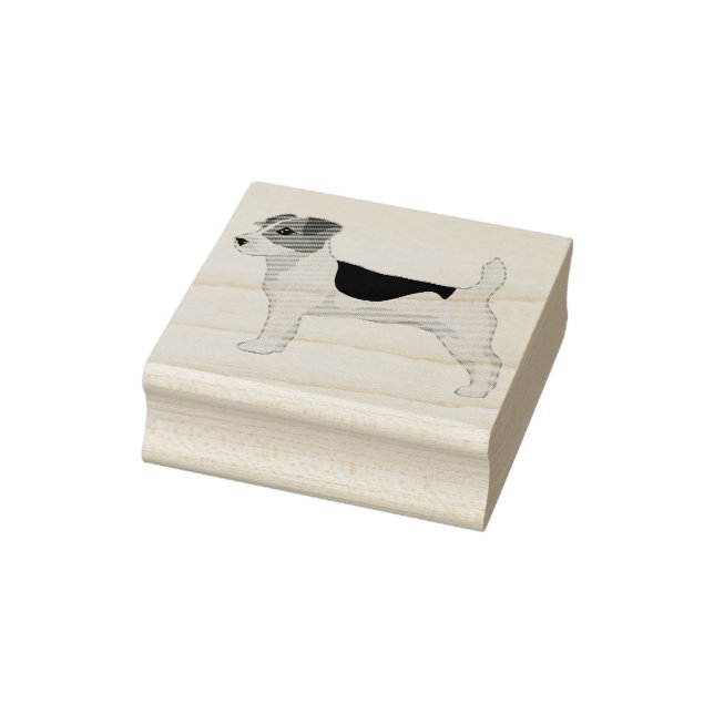 Sello De Caucho Jack Russell Terrier Rubber Stamp (Sello)
