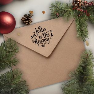 Sello De Caucho Jesús Es La Razón De Los Navidades Cristianos