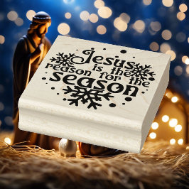 Sello De Caucho Jesús La Razón De Los Navidades De Temporada Mader