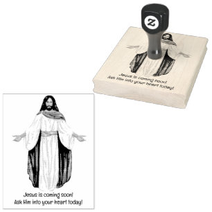 Sello De Caucho ¡Jesús viene!