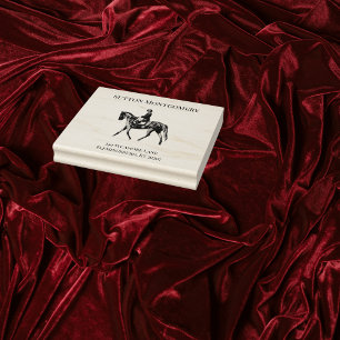 Sello De Caucho Jinete ecuestre