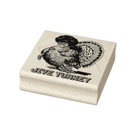Sello De Caucho Jive Turkey Rubber Stamp
