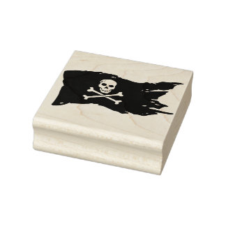 Sello De Caucho Jolly Roger Stamp