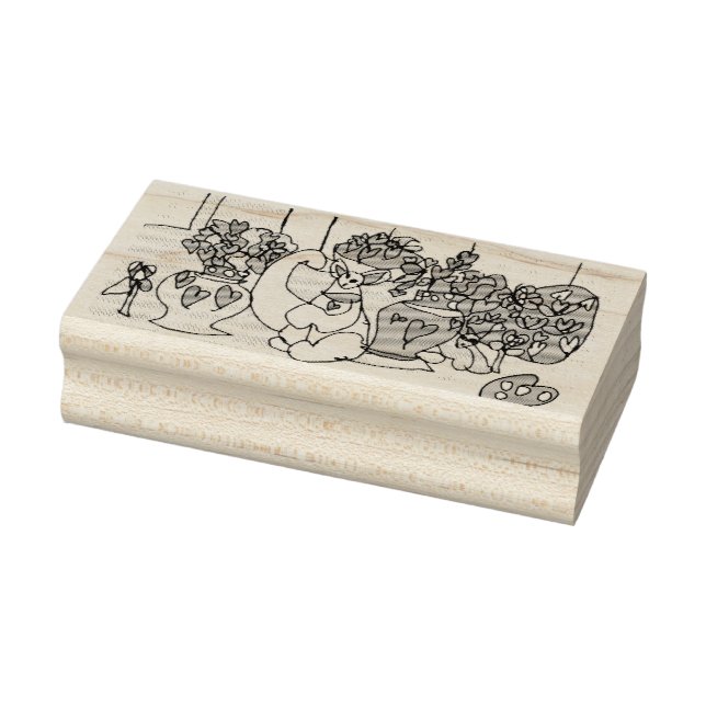 Sello De Caucho Jugadores de San Valentín (Sello)