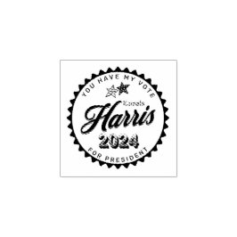 Sello De Caucho Kamala Harris 2024 | Tiene mi voto
