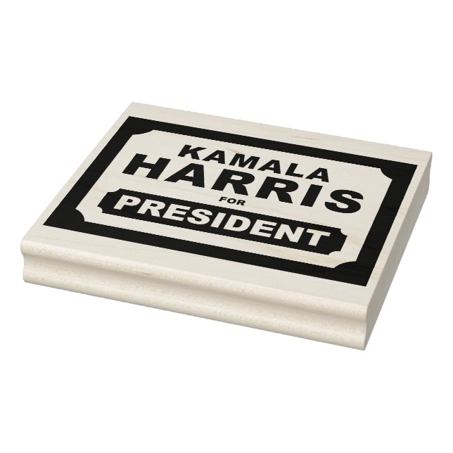 SELLO DE CAUCHO ¡KAMALA HARRIS PARA PRESIDENTE! (Sello)