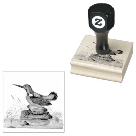 Sello De Caucho Kingfisher Birds Scrapbooking