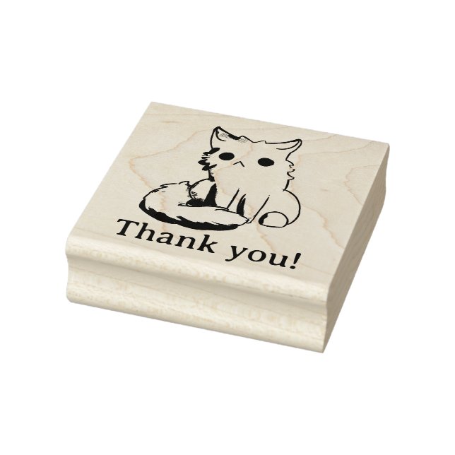 Sello De Caucho Kitten, Cat, thank you! (Sello)