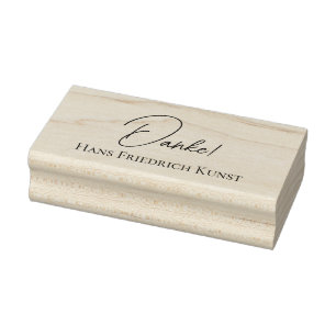 Sello De Caucho Künstler Dankeschön-Stempel