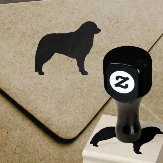 Sello De Caucho Kuvasz Perro Raza Silhouette (Subido por el creador)