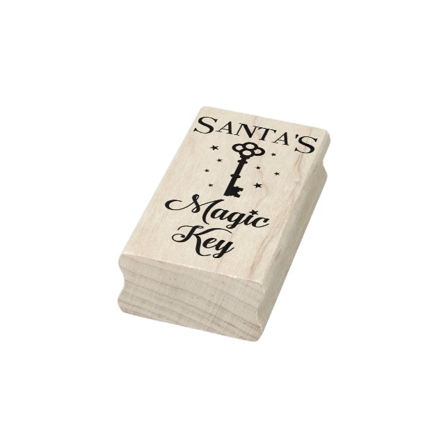 Sello De Caucho La clave mágica de Cute Santa (Sello)