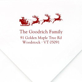 Sello De Caucho La elegante y festiva dirección de regreso de Sant