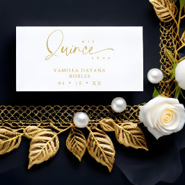 Sello De Caucho La moda española Quinceañera Mis XV citas de Años