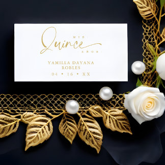 Sello De Caucho La moda española Quinceañera Mis XV citas de Años