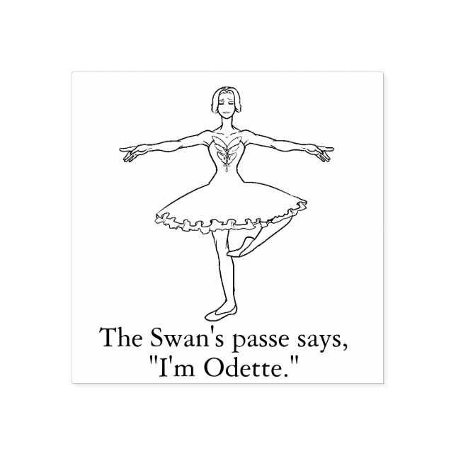 Sello De Caucho La pasión de Odette (Impresión)