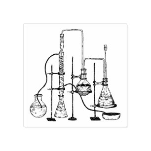 Sello De Caucho Laboratorio de Química Ciencia