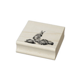 Sello De Caucho Lapine aux choux