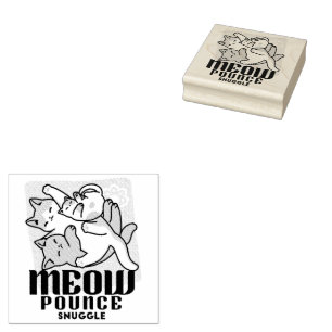 Sello De Caucho Laze Furr Days - Diseño de gatos perezosos