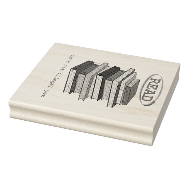 Sello De Caucho Leer, aún no es ilegal (Sello)