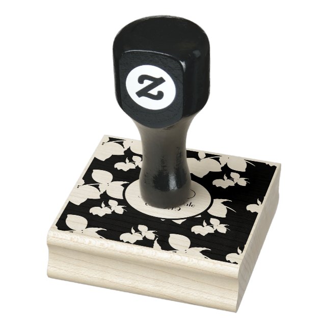 Sello De Caucho Lemon Silohuette Guardar la fecha Boda inicial (Sello)