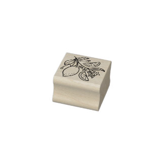 Sello De Caucho Lemon Tree Slices
