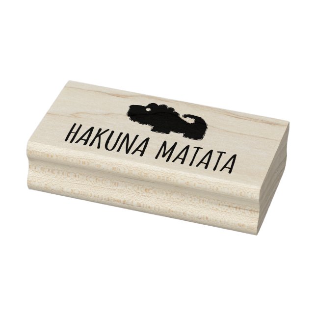 Sello De Caucho León de Hakuna Matata (Sello)