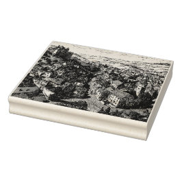 Sello De Caucho Lewes, Sketch de cosecha de vintage de la Sussex O