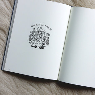 Sello De Caucho Librería Cute Baby Dino